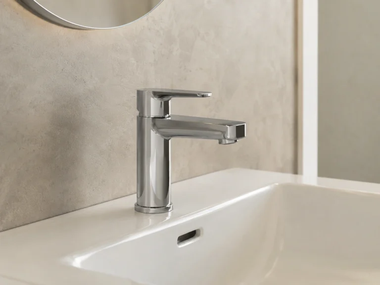 modern single lever basin mixe