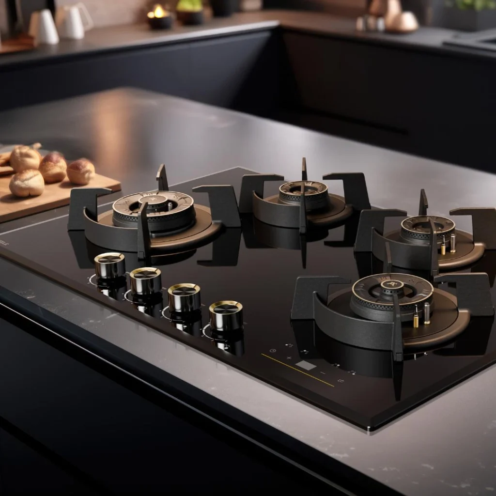 Modern kitchen hob at Mrald Buildwares